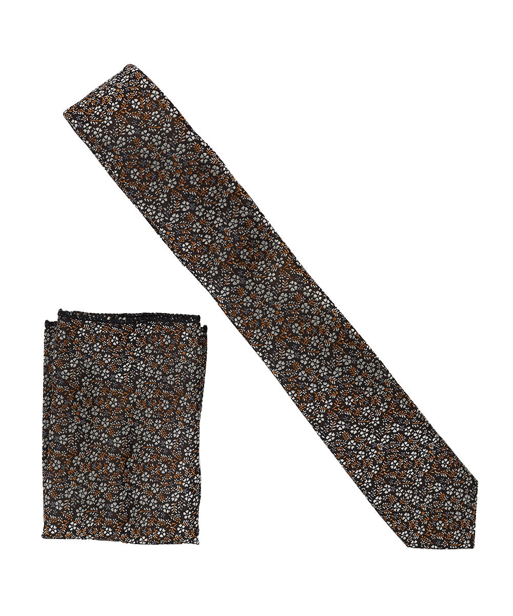 Skinny Design Necktie & Pocket Square by Vittorio Farina