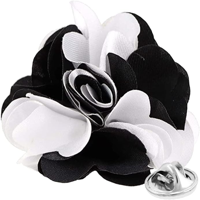 Two-Tone Flower Lapel Pin by Vittorio Vico