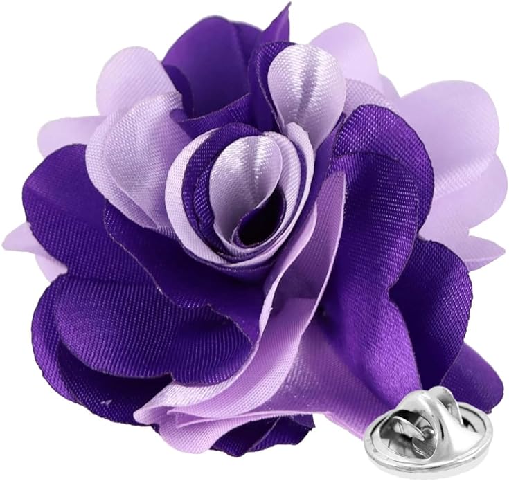 Two-Tone Flower Lapel Pin by Vittorio Vico