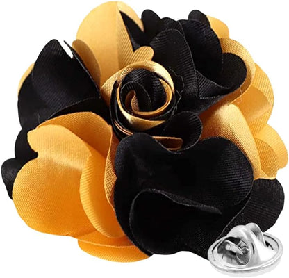 Two-Tone Flower Lapel Pin by Vittorio Vico