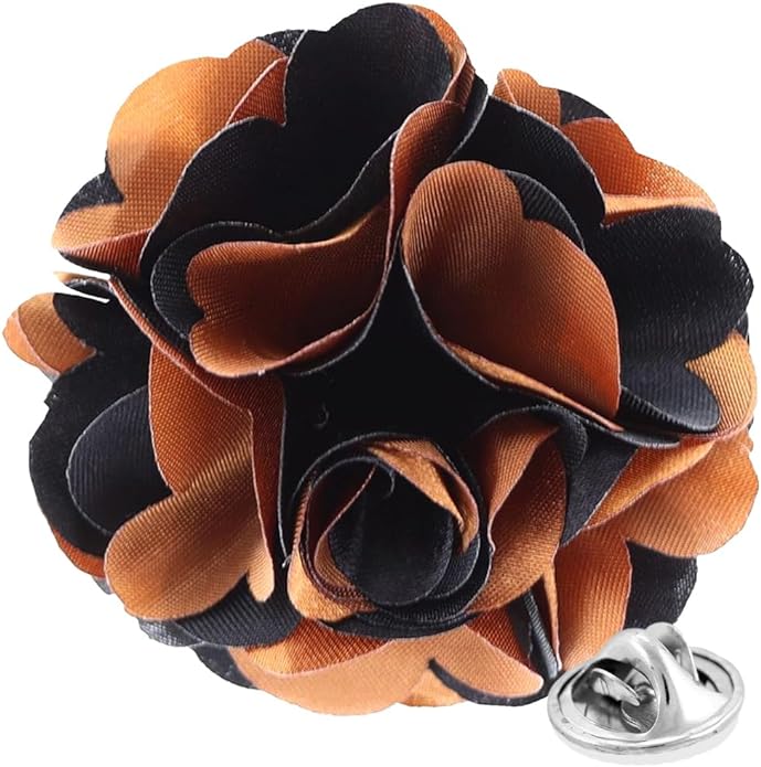 Two-Tone Flower Lapel Pin by Vittorio Vico