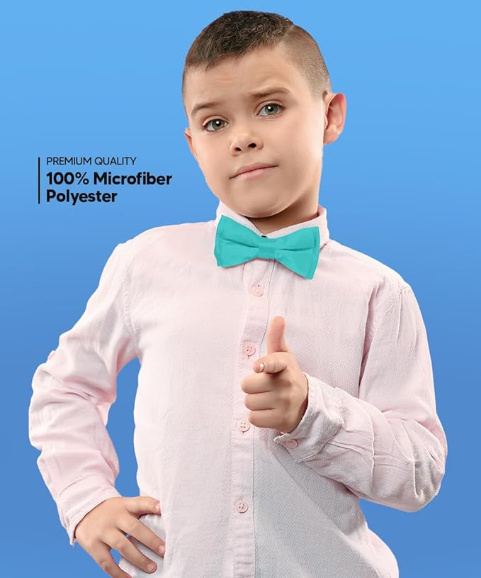 Boy's Solid Bow Tie by Vittorio Farina