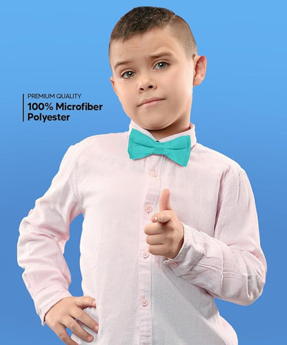 Boy's Solid Bow Tie by Vittorio Farina