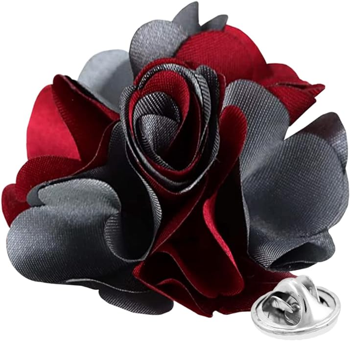 Two-Tone Flower Lapel Pin by Vittorio Vico