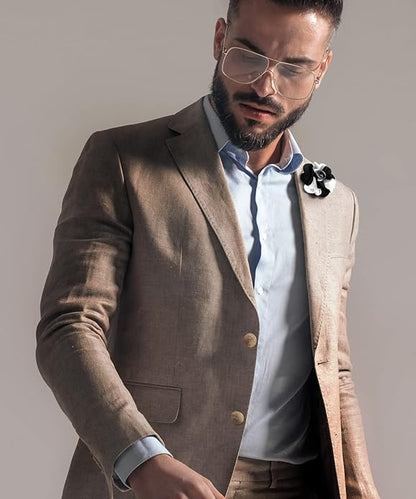 Two-Tone Flower Lapel Pin by Vittorio Vico