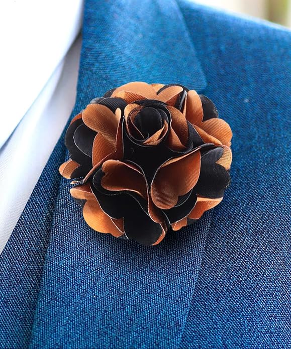 Two-Tone Flower Lapel Pin by Vittorio Vico