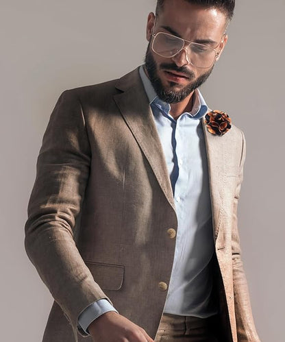 Two-Tone Flower Lapel Pin by Vittorio Vico