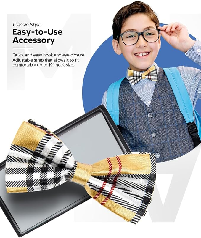 विटोरियो फ़रीना डिज़ाइनर लड़कों की बो टाई