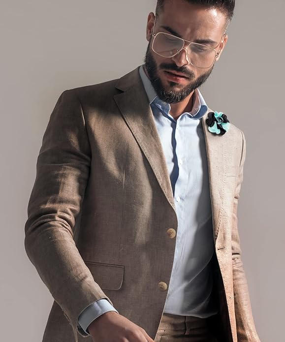 Two-Tone Flower Lapel Pin by Vittorio Vico