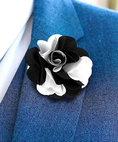 Two-Tone Flower Lapel Pin by Vittorio Vico
