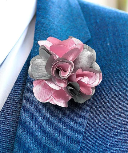 Two-Tone Flower Lapel Pin by Vittorio Vico