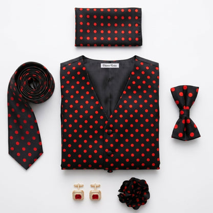 Polka Dot Gentleman Bundle (Black Suit)
