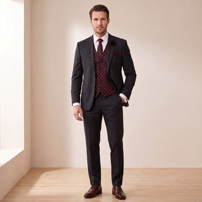 Polka Dot Gentleman Bundle (Black Suit)