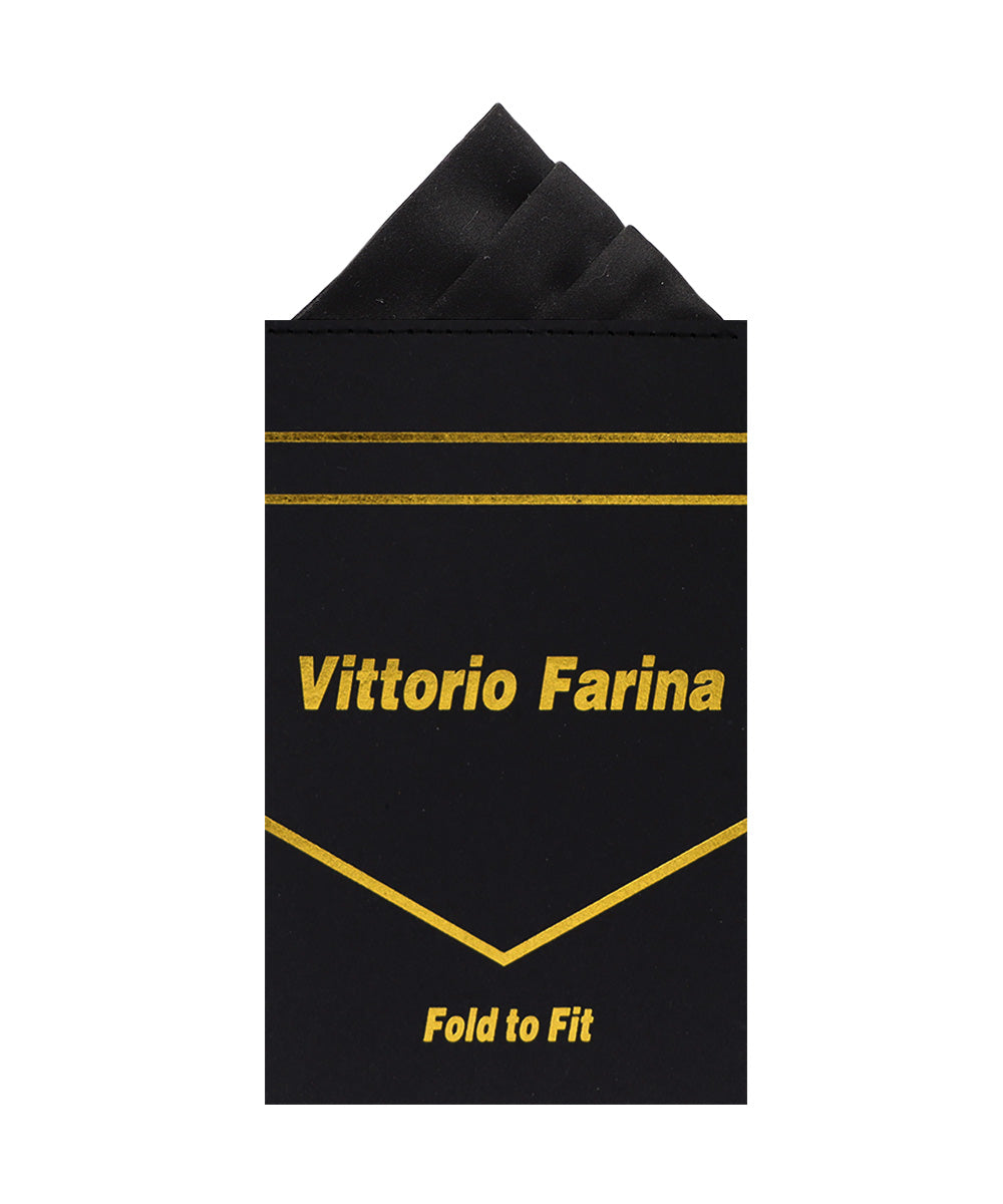 Solid Triangles Pre-Folded Pocket Square by Vittorio Farina