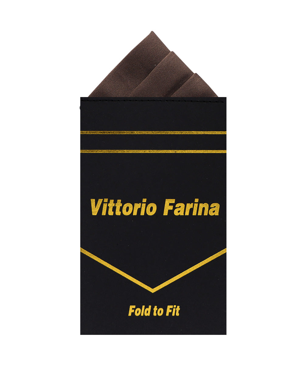 Solid Triangles Pre-Folded Pocket Square by Vittorio Farina