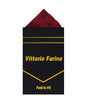 Solid Triangles Pre-Folded Pocket Square by Vittorio Farina