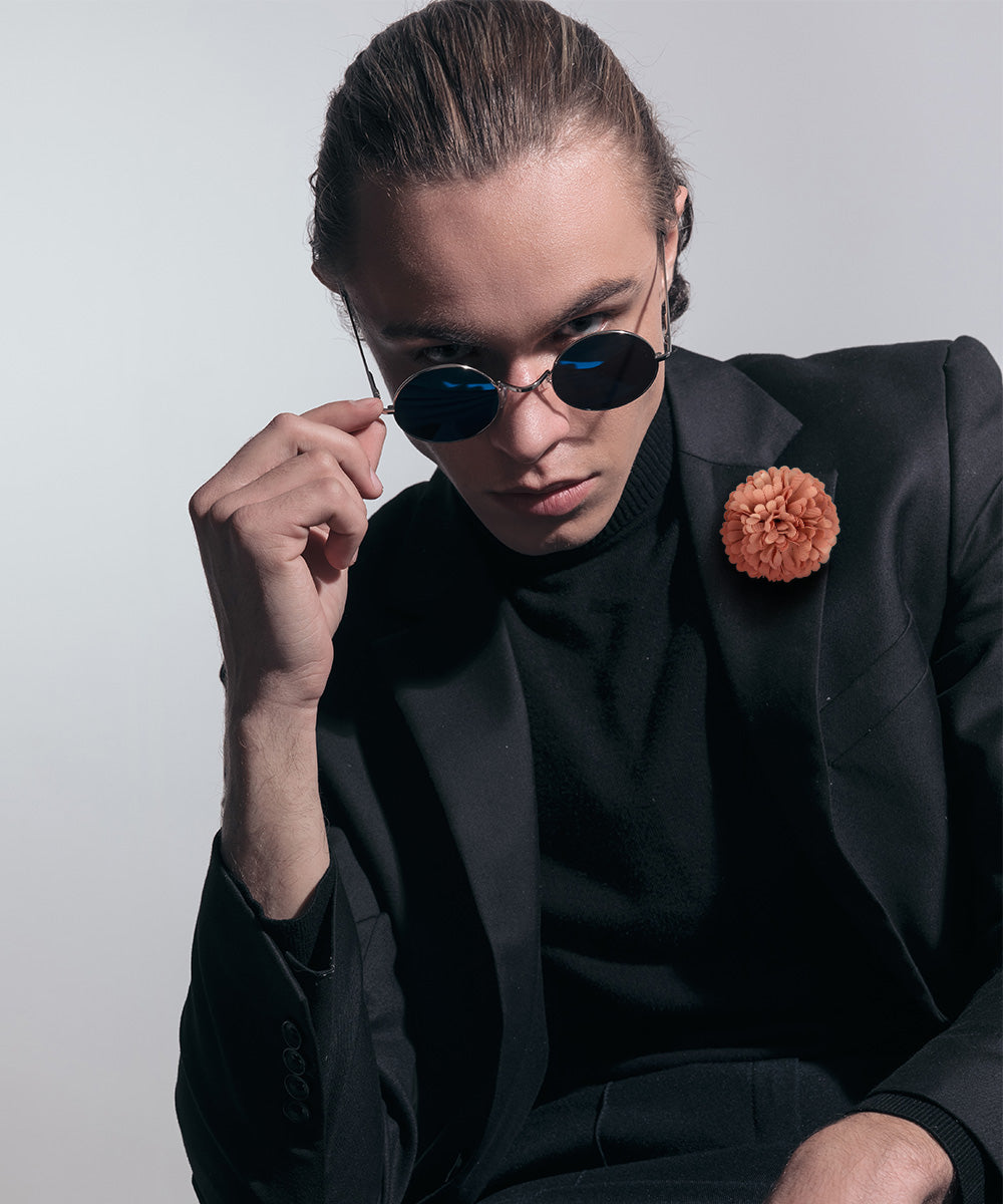 Carnation Flower Lapel Pin by Vittorio Vico