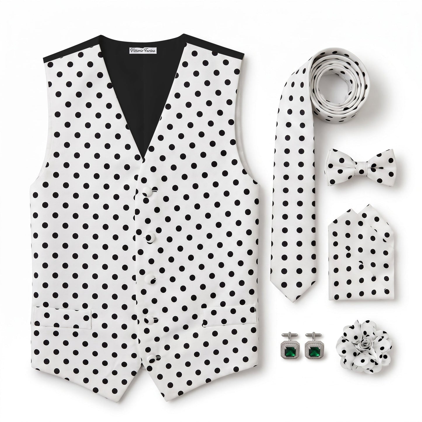 Polka Dot Gentleman Bundle (Grey Suit)