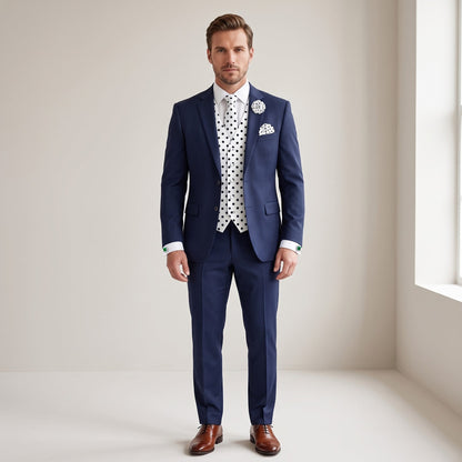 Polka Dot Gentleman Bundle (Grey Suit)