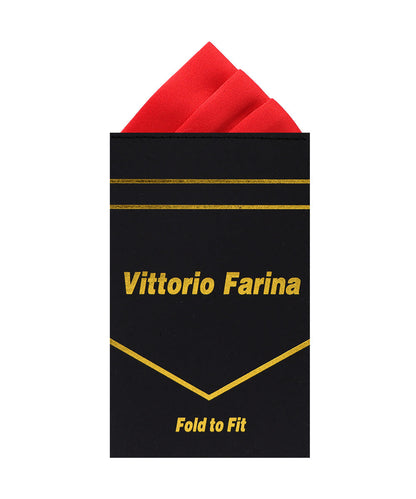 Solid Triangles Pre-Folded Pocket Square by Vittorio Farina