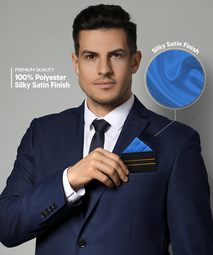 Solid Triangles Pre-Folded Pocket Square by Vittorio Farina