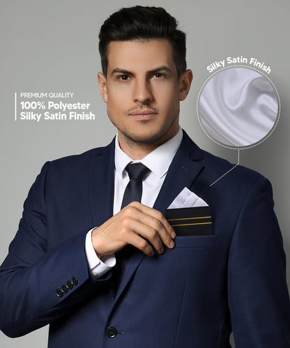 Solid Triangles Pre-Folded Pocket Square by Vittorio Farina