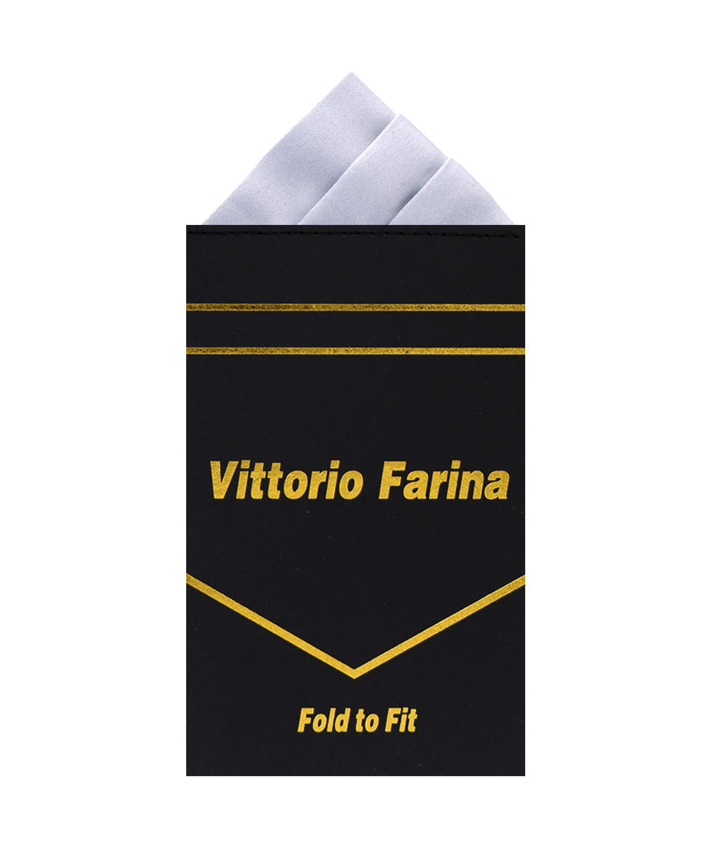 Solid Triangles Pre-Folded Pocket Square by Vittorio Farina