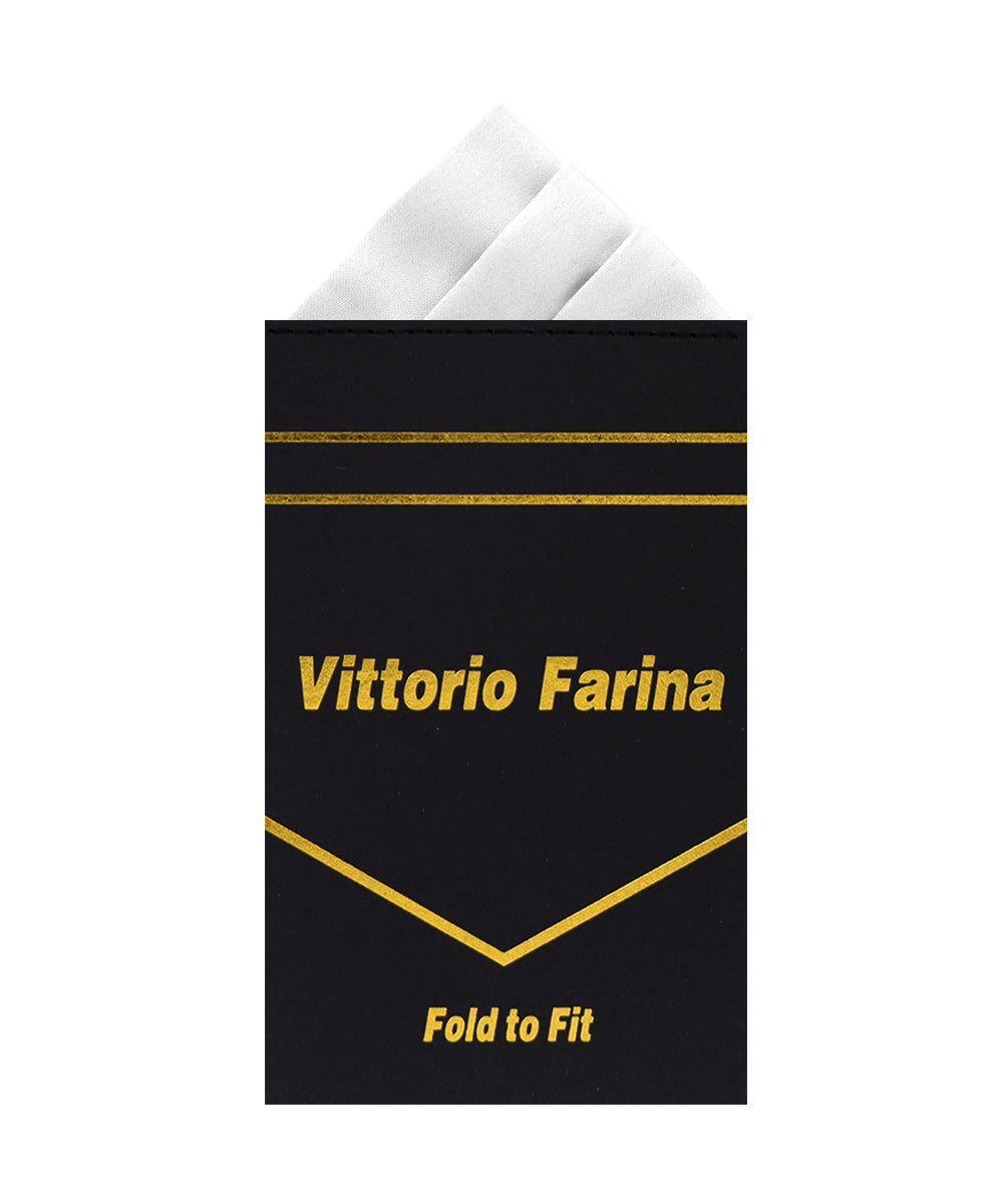 Solid Triangles Pre-Folded Pocket Square by Vittorio Farina