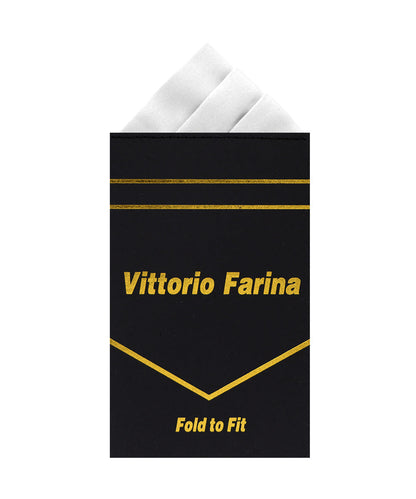 Solid Triangles Pre-Folded Pocket Square by Vittorio Farina