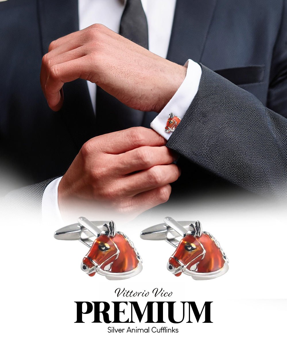 Animal Themed Cufflinks in a Box by Vittorio Vico (CL36XX) (CL - 3600) for Independent Retail Stores by Dubal Brothers