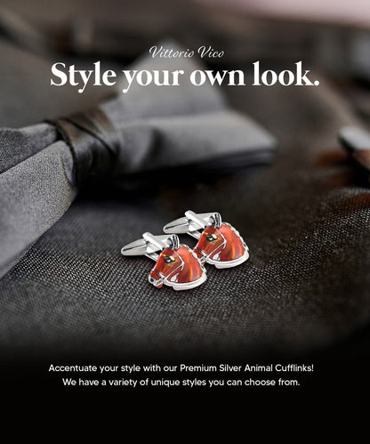 Animal Themed Cufflinks in a Box by Vittorio Vico (CL36XX) (CL - 3600) for Independent Retail Stores by Dubal Brothers