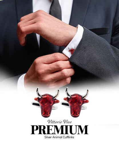 Animal Themed Cufflinks in a Box by Vittorio Vico (CL36XX) (CL - 3602) for Independent Retail Stores by Dubal Brothers