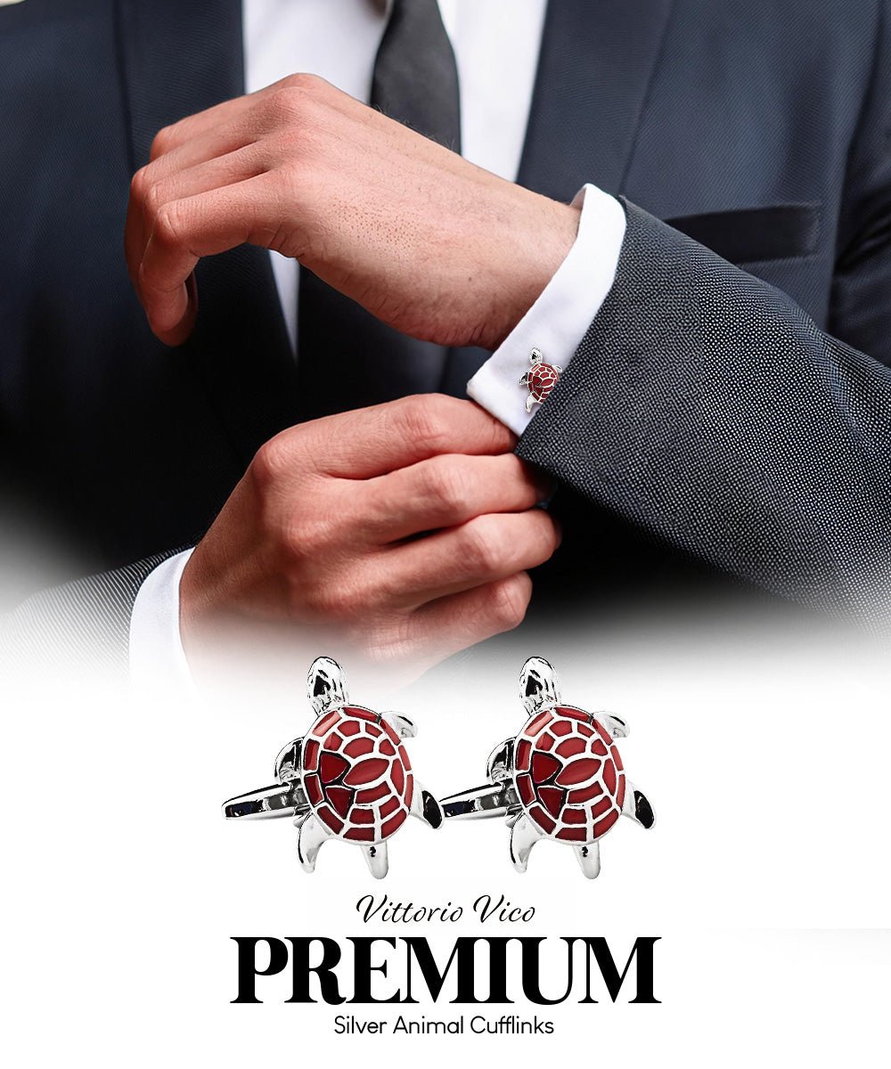 Animal Themed Cufflinks in a Box by Vittorio Vico (CL36XX) (CL - 3604) for Independent Retail Stores by Dubal Brothers