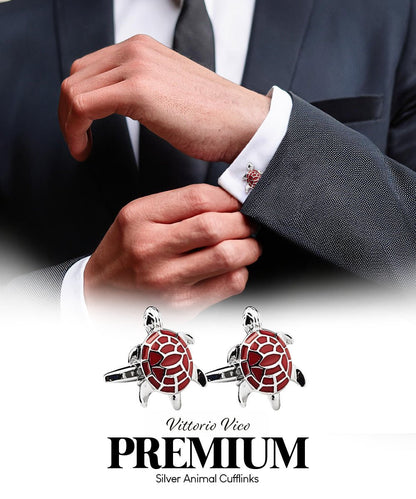 Animal Themed Cufflinks in a Box by Vittorio Vico (CL36XX) (CL - 3604) for Independent Retail Stores by Dubal Brothers