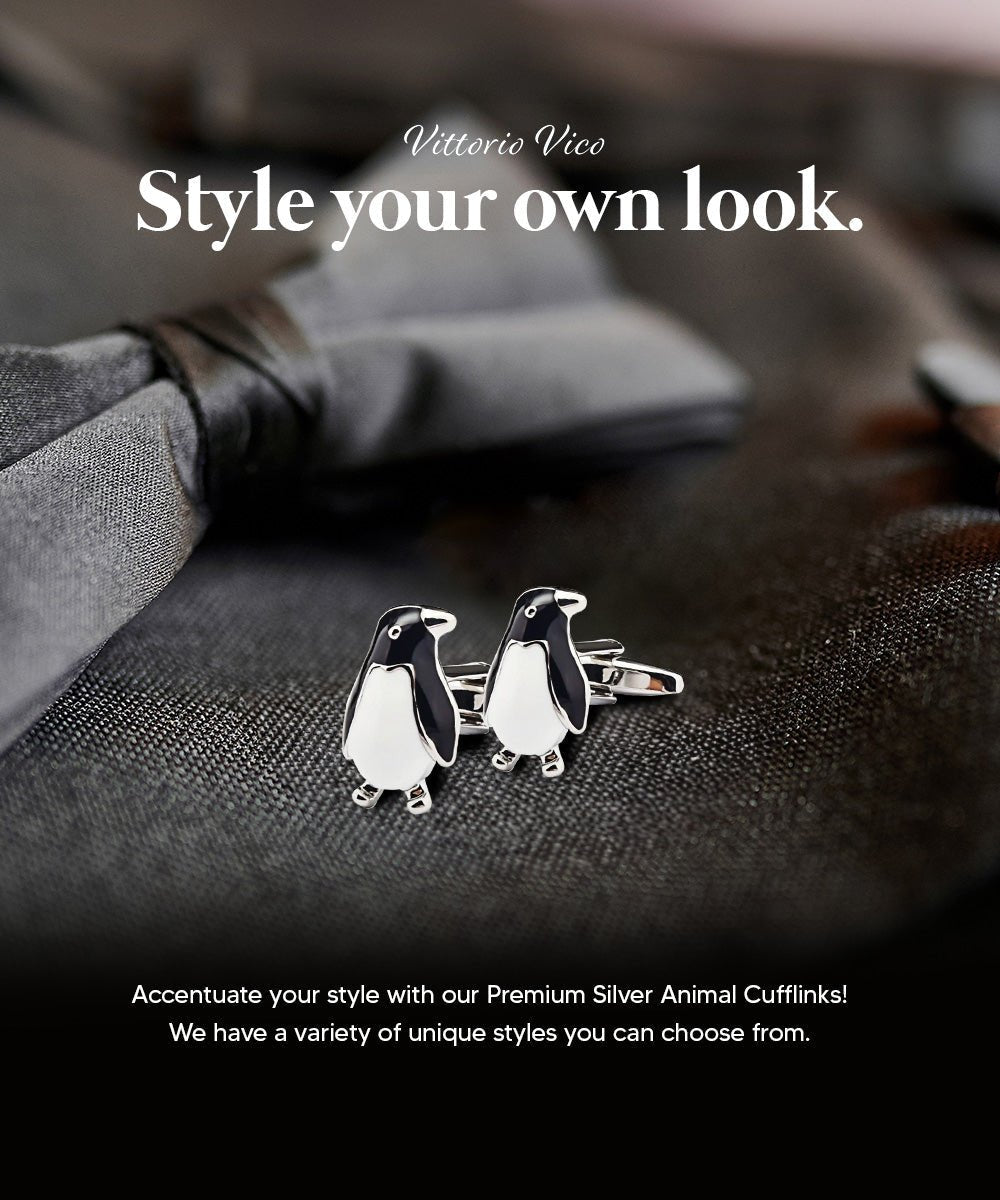 Animal Themed Cufflinks in a Box by Vittorio Vico (CL36XX) (CL - 3606) for Independent Retail Stores by Dubal Brothers