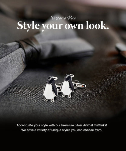 Animal Themed Cufflinks in a Box by Vittorio Vico (CL36XX) (CL - 3606) for Independent Retail Stores by Dubal Brothers