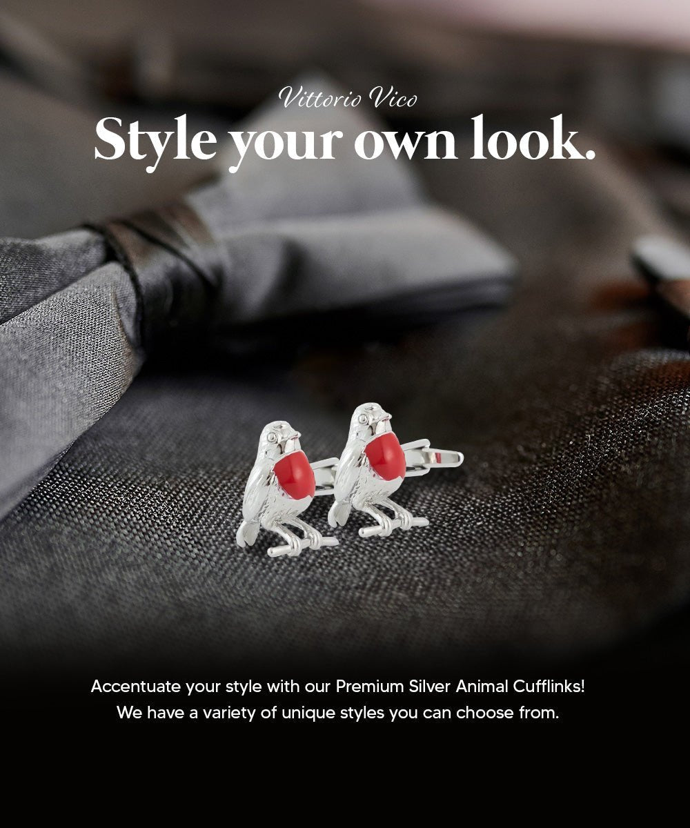 Animal Themed Cufflinks in a Box by Vittorio Vico (CL36XX) (CL - 3607) for Independent Retail Stores by Dubal Brothers