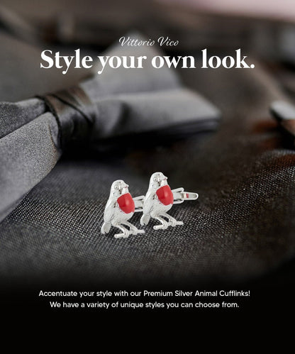 Animal Themed Cufflinks in a Box by Vittorio Vico (CL36XX) (CL - 3607) for Independent Retail Stores by Dubal Brothers