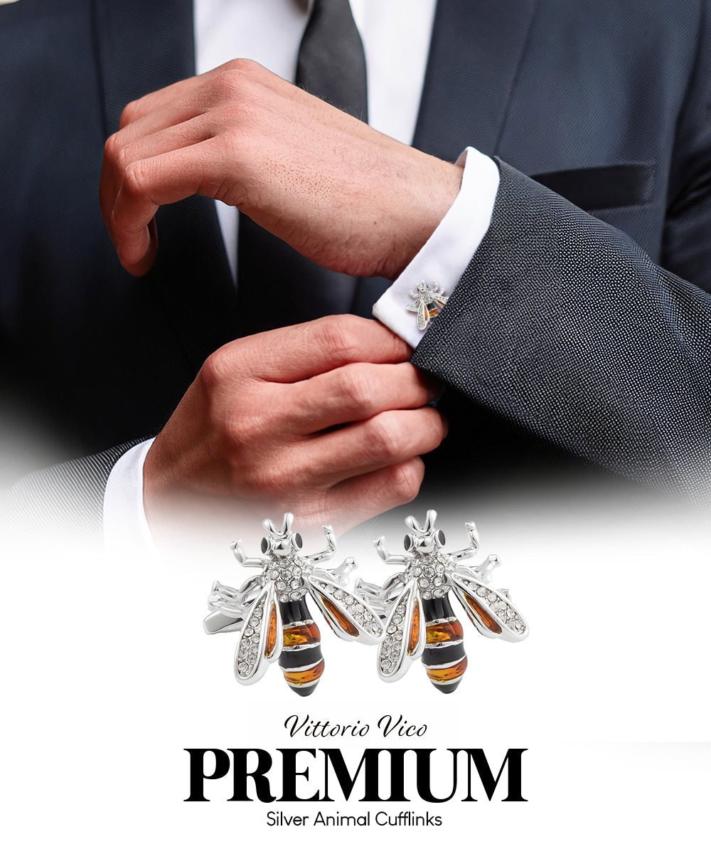 Animal Themed Cufflinks in a Box by Vittorio Vico (CL36XX) (CL - 3608) for Independent Retail Stores by Dubal Brothers