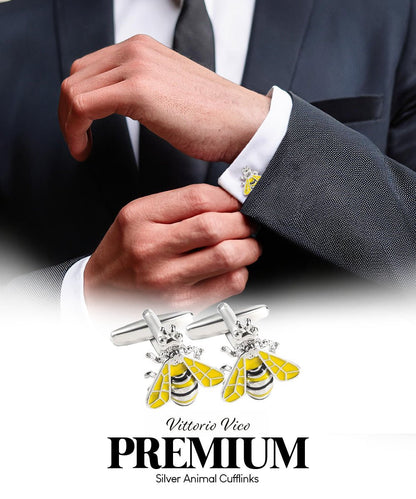 Animal Themed Cufflinks in a Box by Vittorio Vico (CL36XX) (CL - 3609) for Independent Retail Stores by Dubal Brothers