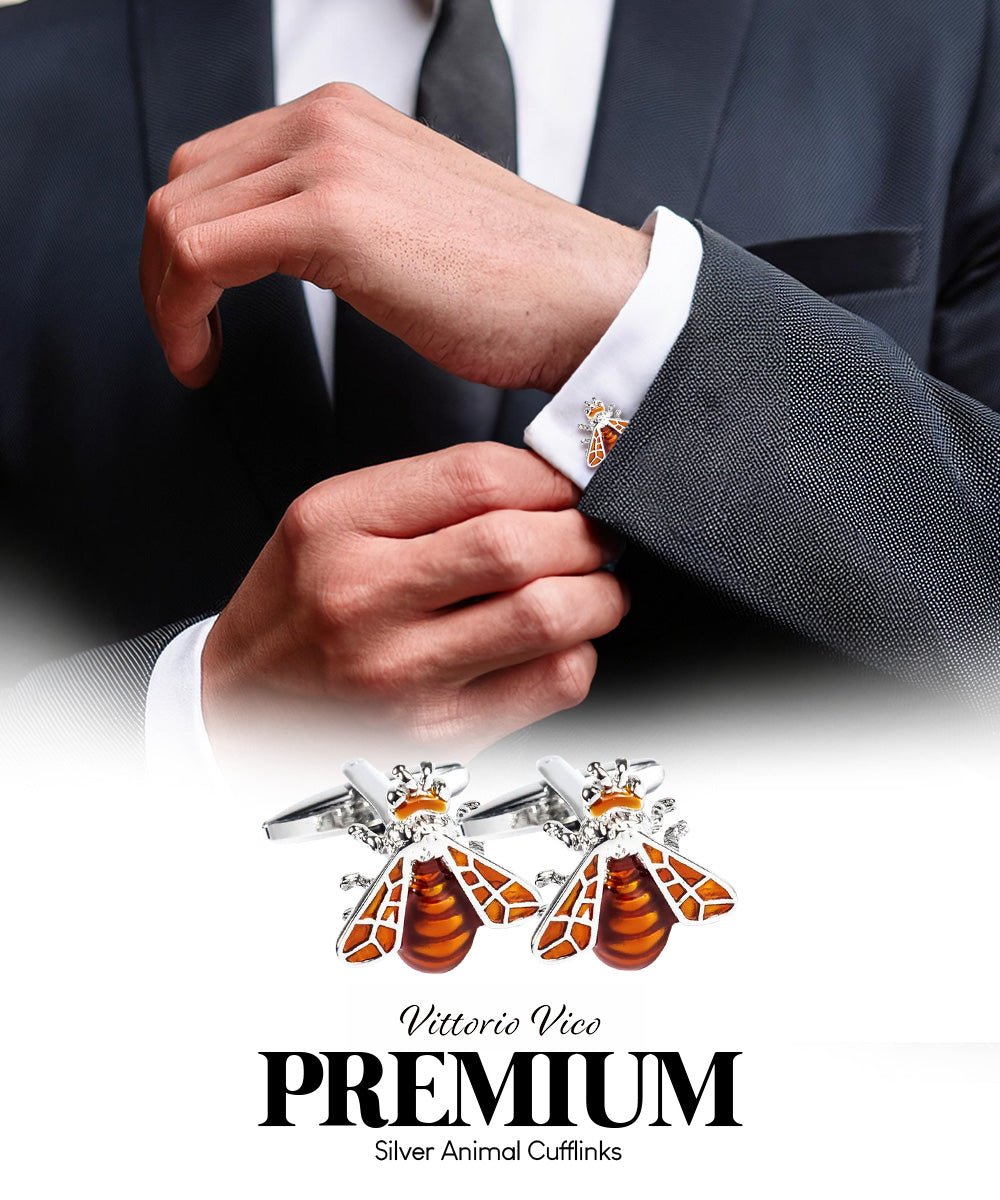 Animal Themed Cufflinks in a Box by Vittorio Vico (CL36XX) (CL - 3610) for Independent Retail Stores by Dubal Brothers