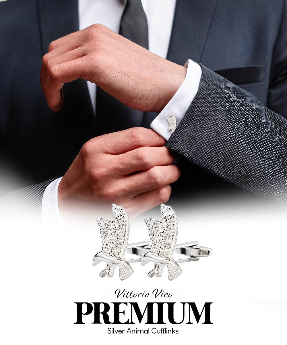 Animal Themed Cufflinks in a Box by Vittorio Vico (CL36XX) (CL - 3611) for Independent Retail Stores by Dubal Brothers