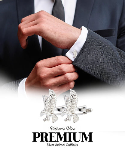 Animal Themed Cufflinks in a Box by Vittorio Vico (CL36XX) (CL - 3611) for Independent Retail Stores by Dubal Brothers