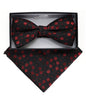 Vittorio Farina Floral Designer Bow Tie & Pocket Square - BH - D - 23037 - Classy Cufflinks