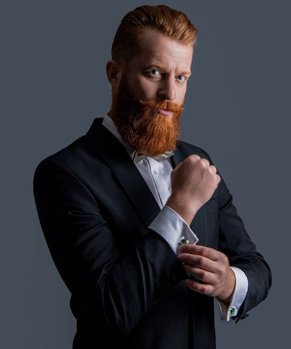 Bling Colorstone Cufflinks with Princess Setting in a Box by Vittorio Vico (CL14XX) (cl - 1415) for Independent Retail Stores by Dubal Brothers