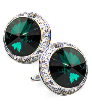 Emerald Green and Silver