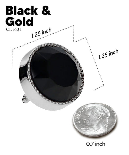 Bling Colorstone Tricep Cufflinks in a Box by Vittorio Vico (CL16XX) (cl - 1601) for Independent Retail Stores by Dubal Brothers