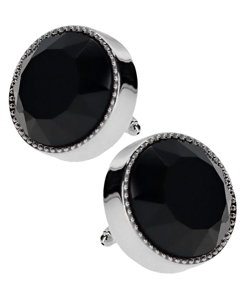 Bling Colorstone Tricep Cufflinks in a Box by Vittorio Vico (CL16XX) (cl - 1601) for Independent Retail Stores by Dubal Brothers