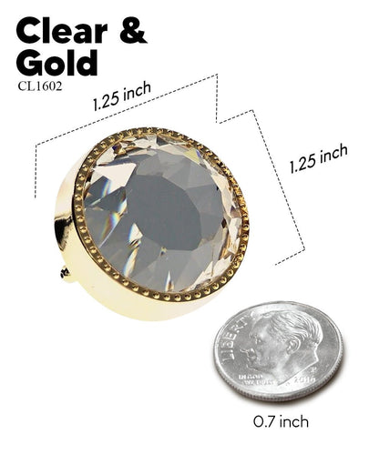 Bling Colorstone Tricep Cufflinks in a Box by Vittorio Vico (CL16XX) (cl - 1602) for Independent Retail Stores by Dubal Brothers