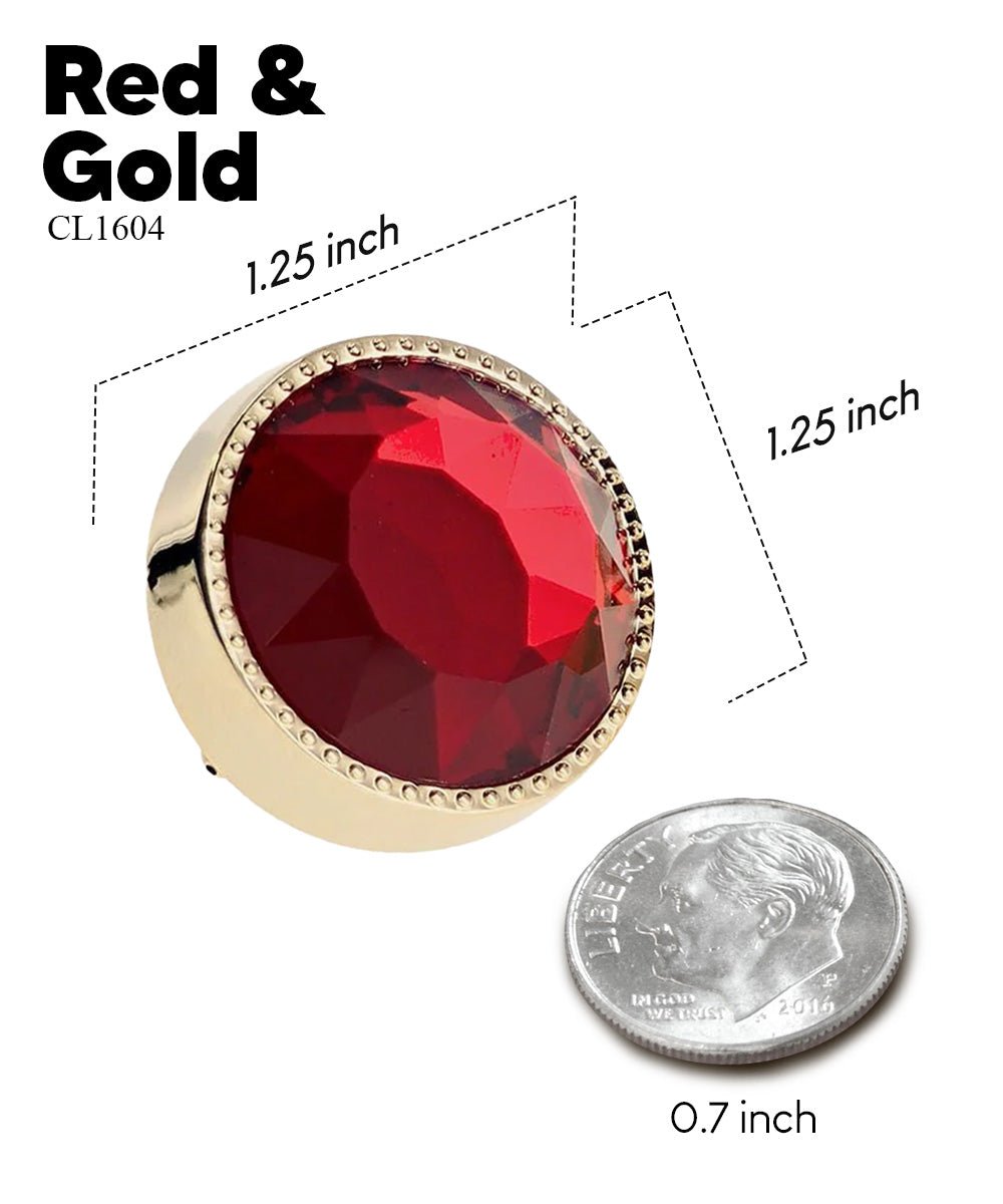 Bling Colorstone Tricep Cufflinks in a Box by Vittorio Vico (CL16XX) (cl - 1604) for Independent Retail Stores by Dubal Brothers